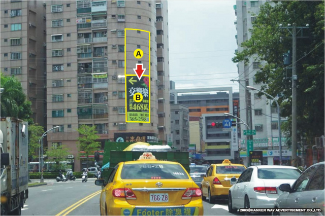 HW-P-0197B【漢可威廣告】高雄市楠梓區德民路海專路口